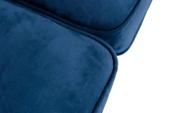 Chesterfield Lyx 2-seter Liten fløyelssofa – Dyp sofa 160 cm bred
