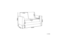 Chet Sofa 2-seter