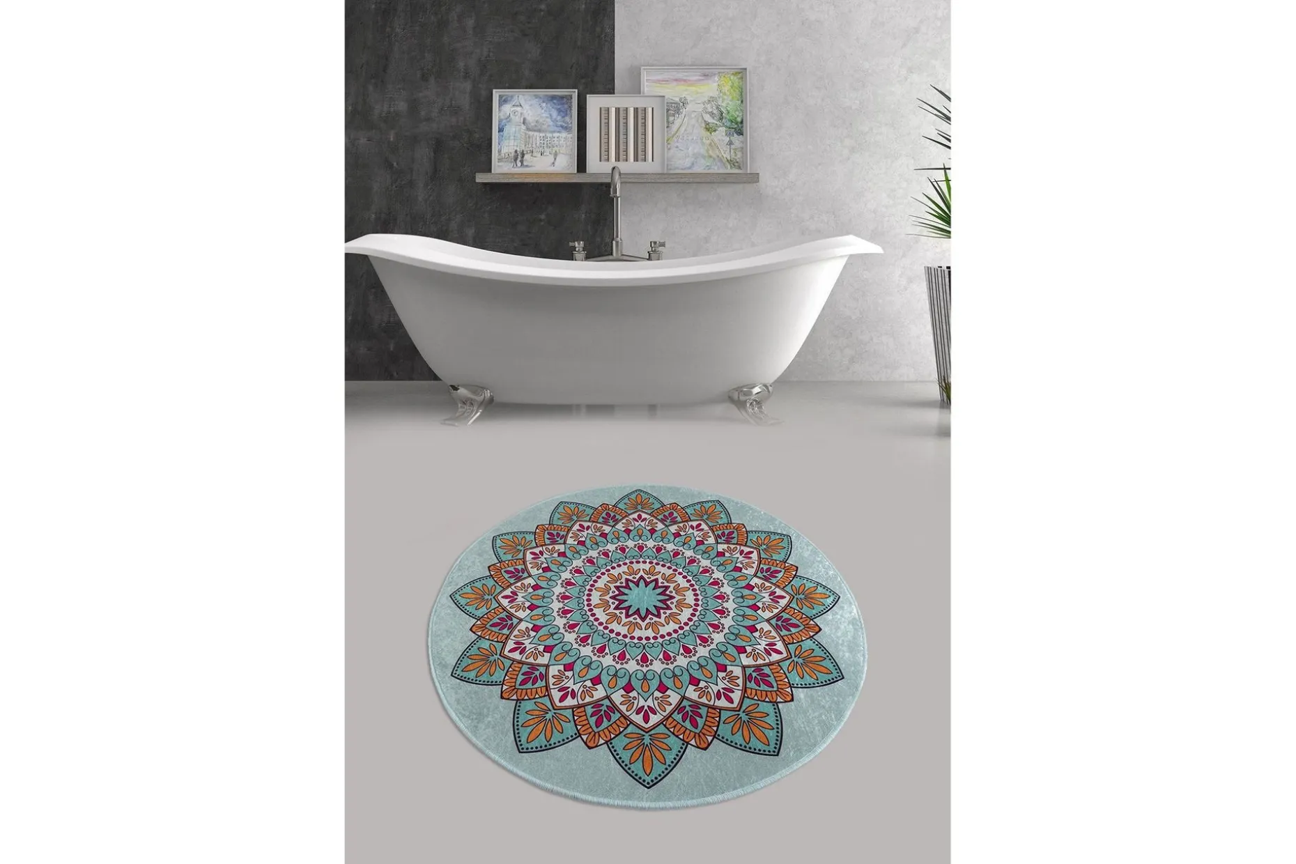 Chilai Home Badematte 100 Rund