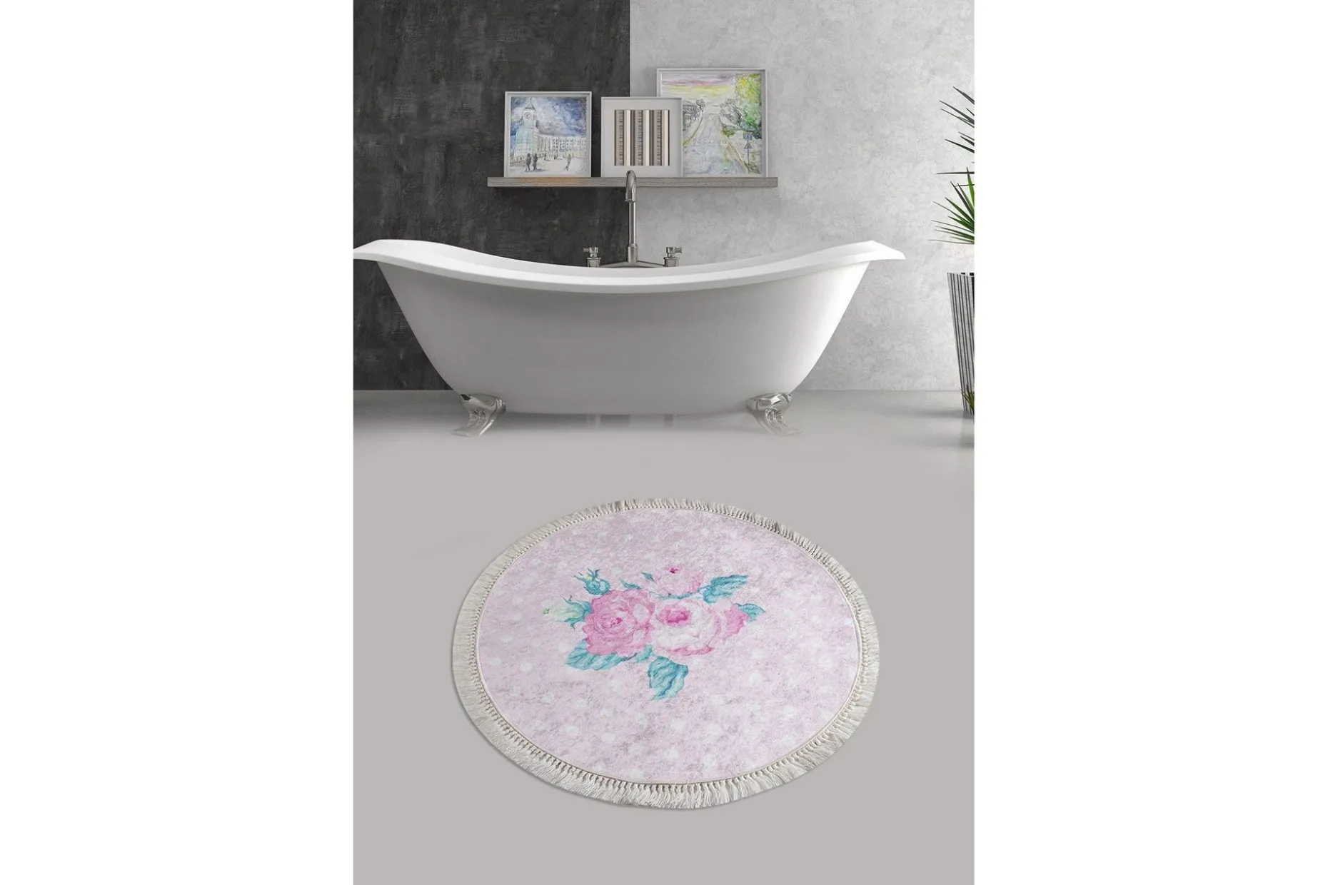 Chilai Home Badematte 100 Rund
