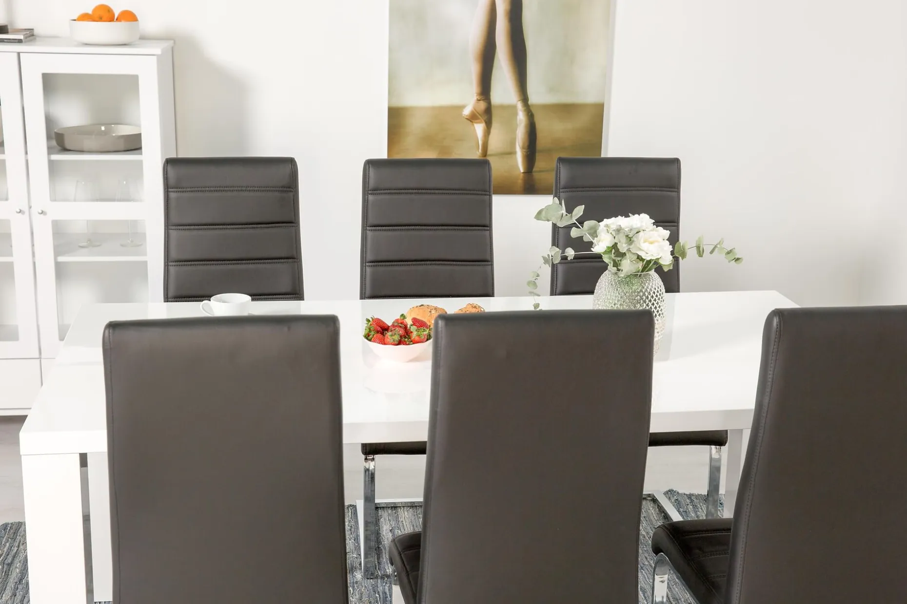 Cibus Spisegruppe med 6 Stoler