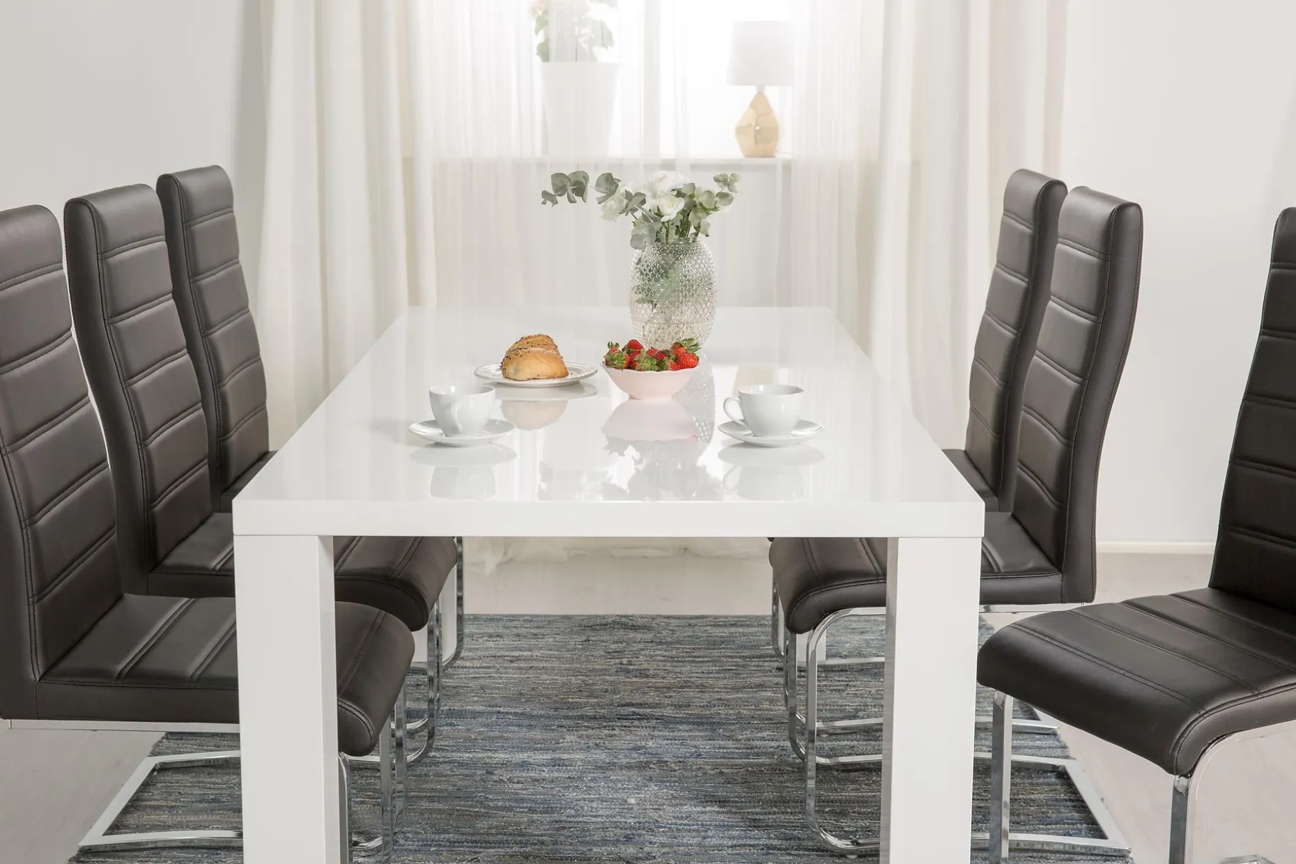Cibus Spisegruppe med 6 Stoler