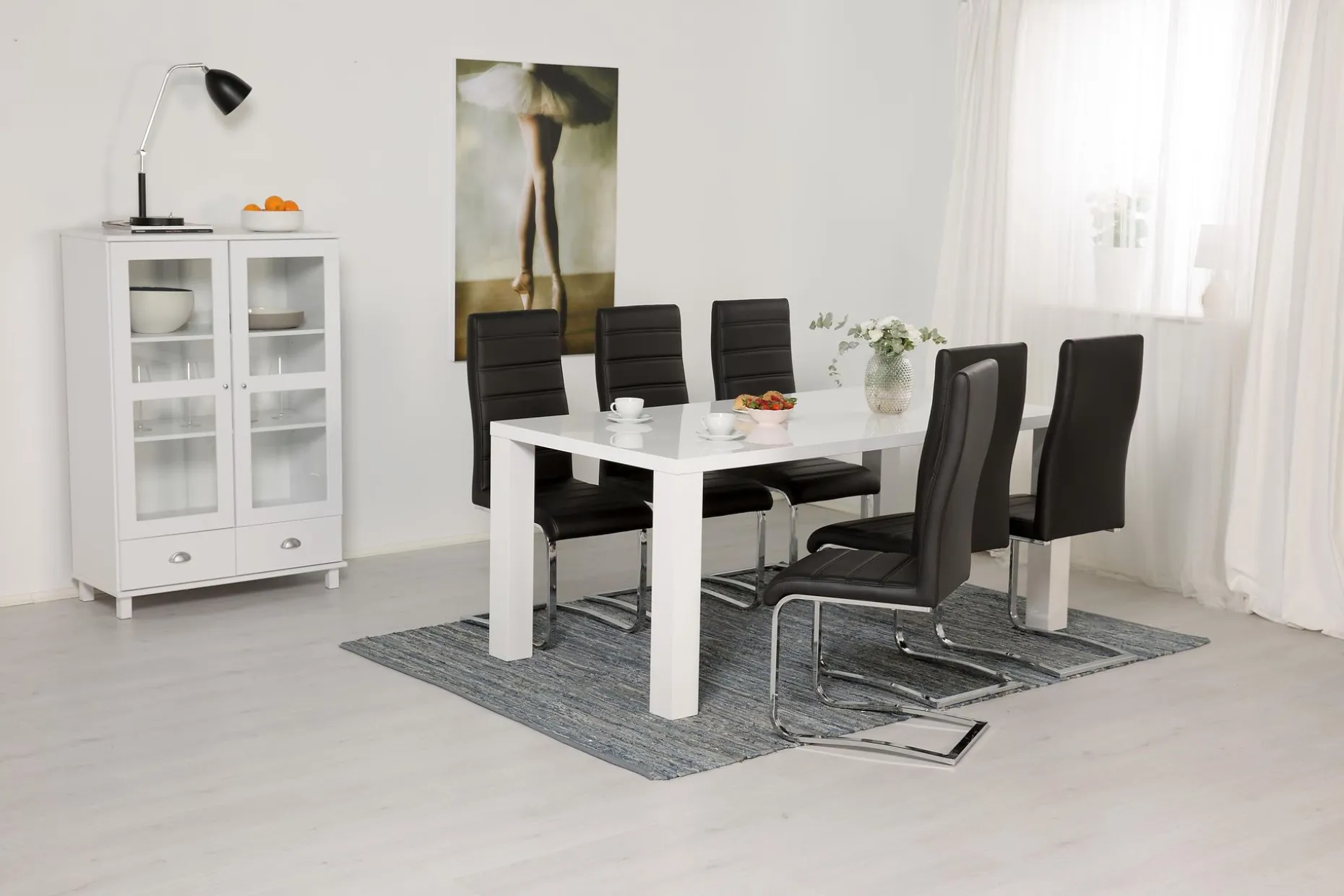 Cibus Spisegruppe med 6 Stoler