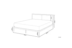 Clamart Dobbeltseng 180 | 200 cm