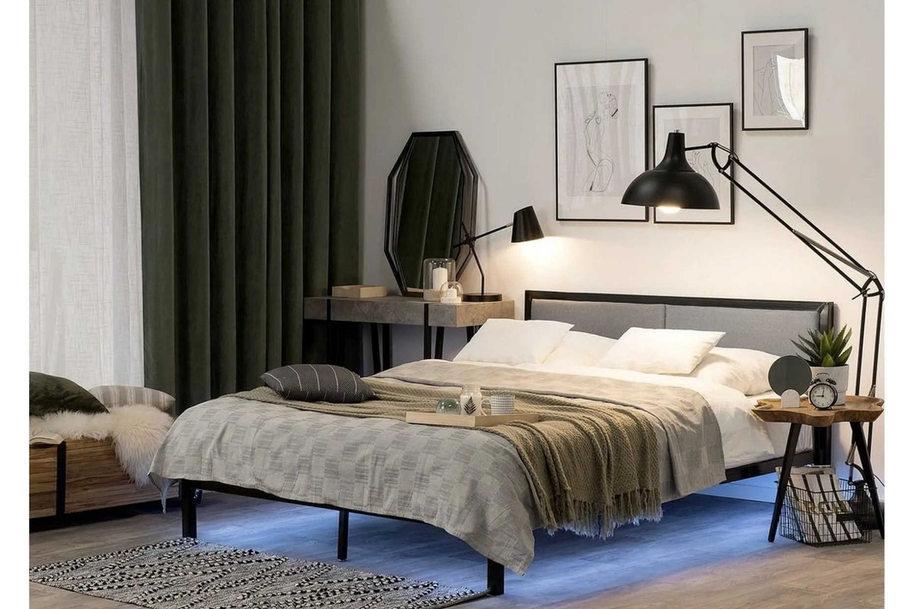 Clamart Dobbeltseng 180 | 200 cm