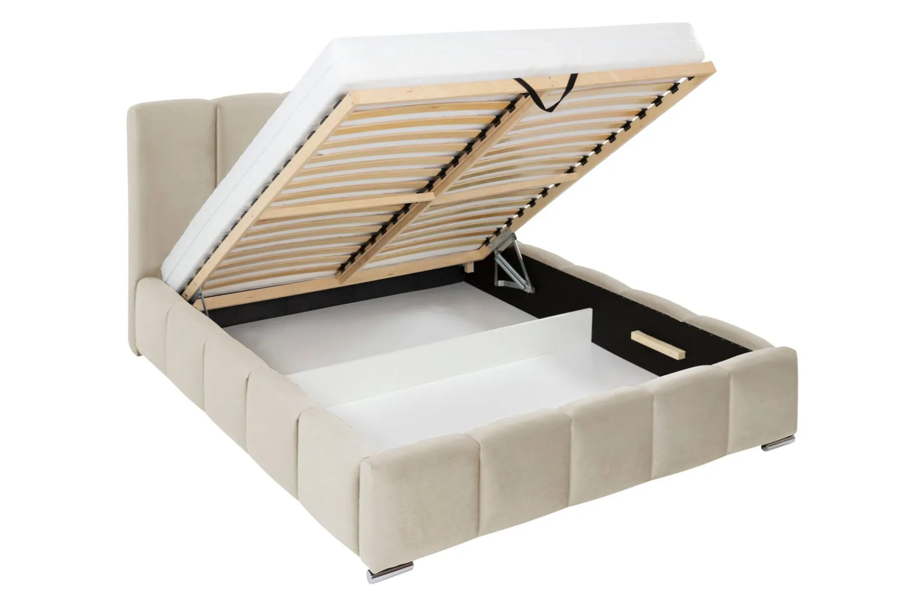 Cleaton Boblet Sengeramme 160x200 cm med Oppbevaring