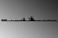 Cologne Skyline Veggdekor
