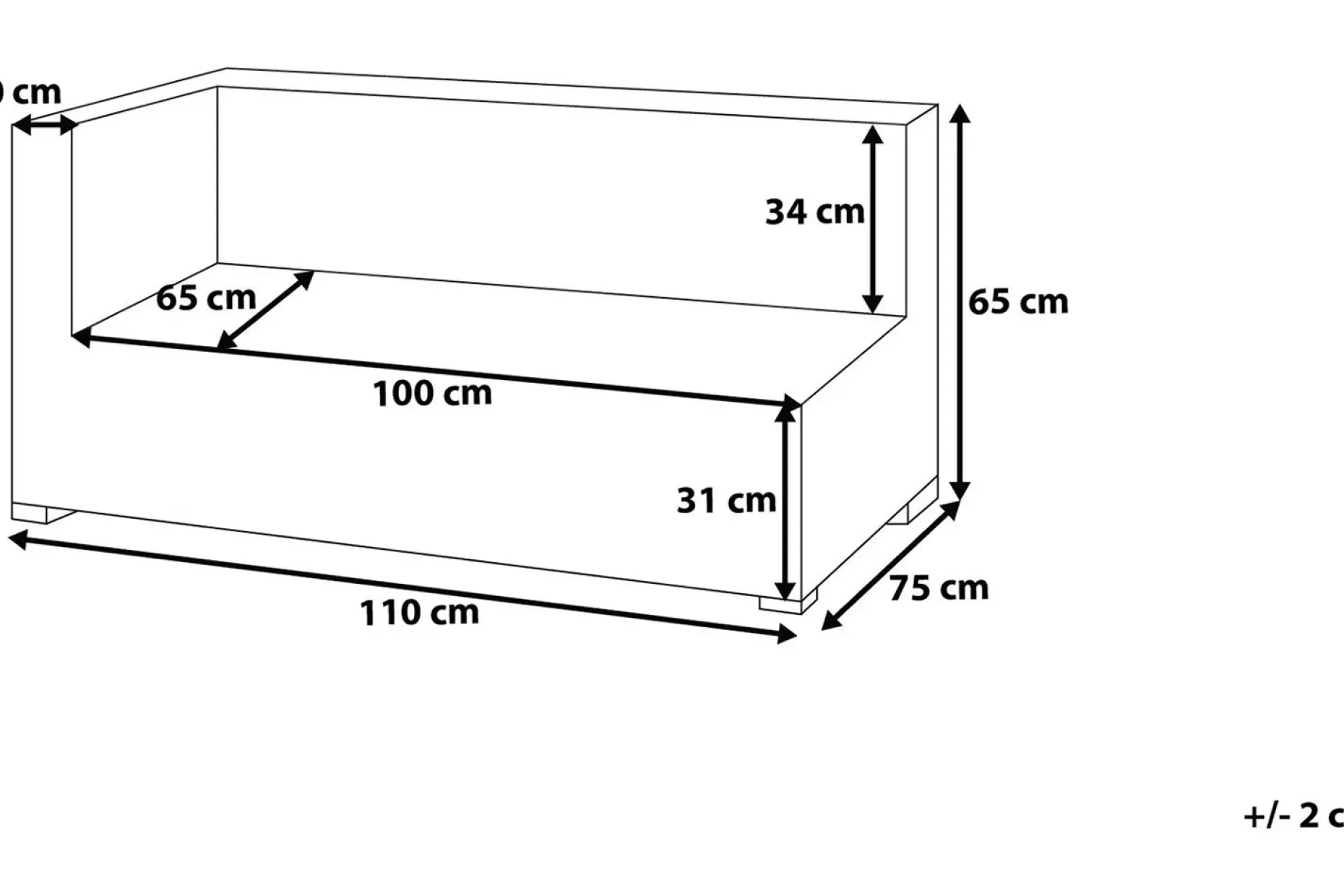 Comfy Loungegruppe 76 cm