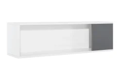 Concept Vegghylle Hvit/Mørkegrå
