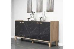 Console Eik|Marmor
