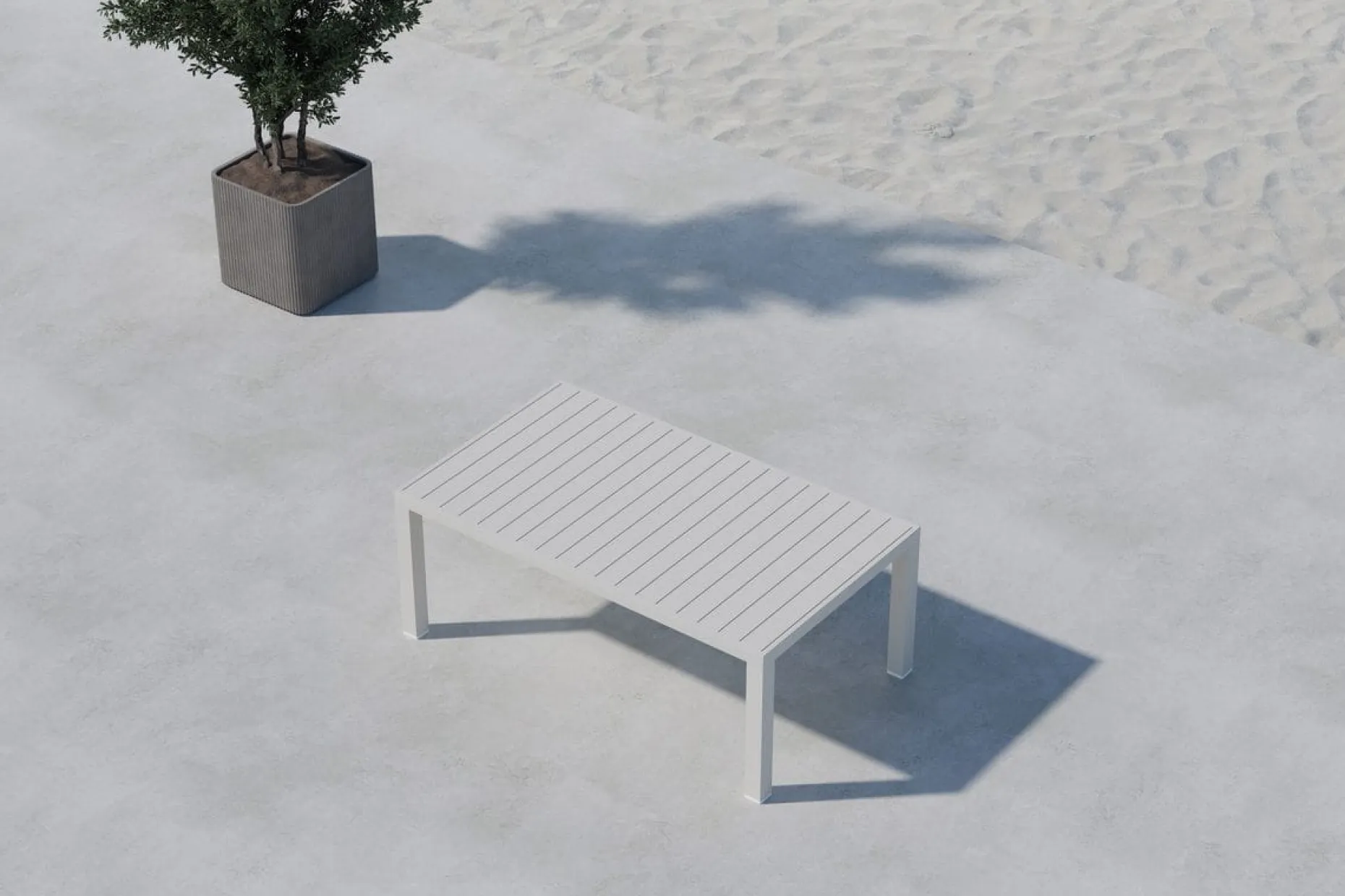 Copacabana sofabord 120 cm utendørs