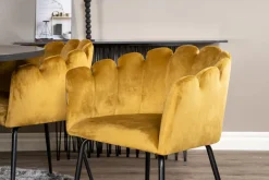 Copenhagen Spisegruppe 140 cm Rund med 6 Limhamn Stoler