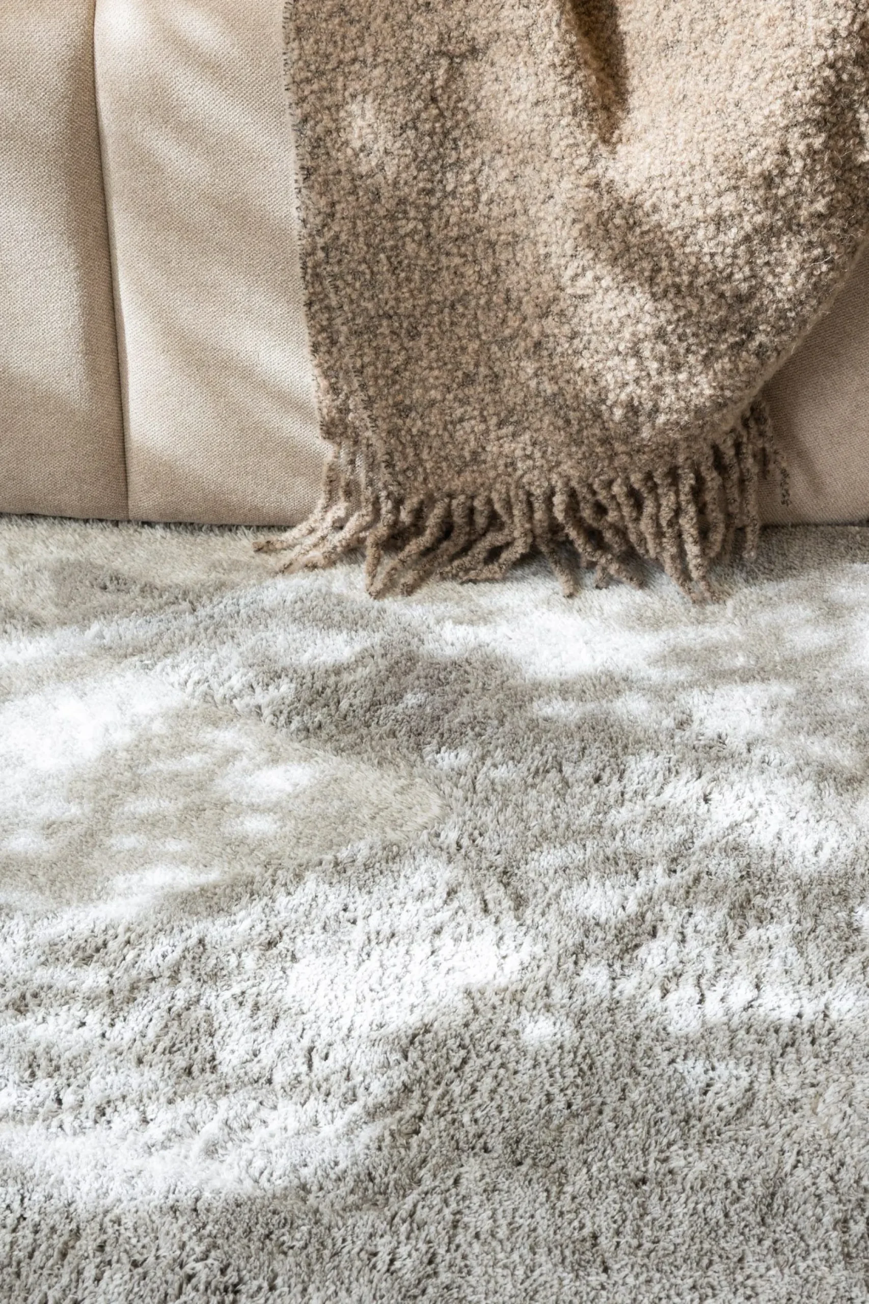 Cozy Ryeteppe Rundt 200 cm