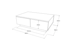 Cranner Sofabord 90 cm