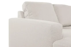 Crazy 6-seters Høyrevendt U-formet XX-Large Sofa med Divan og Sjeselong i Stoff