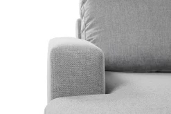 Crazy 4-seters Høyrevendt U-formet Large Sofa med Divan og Sjeselong i Stoff