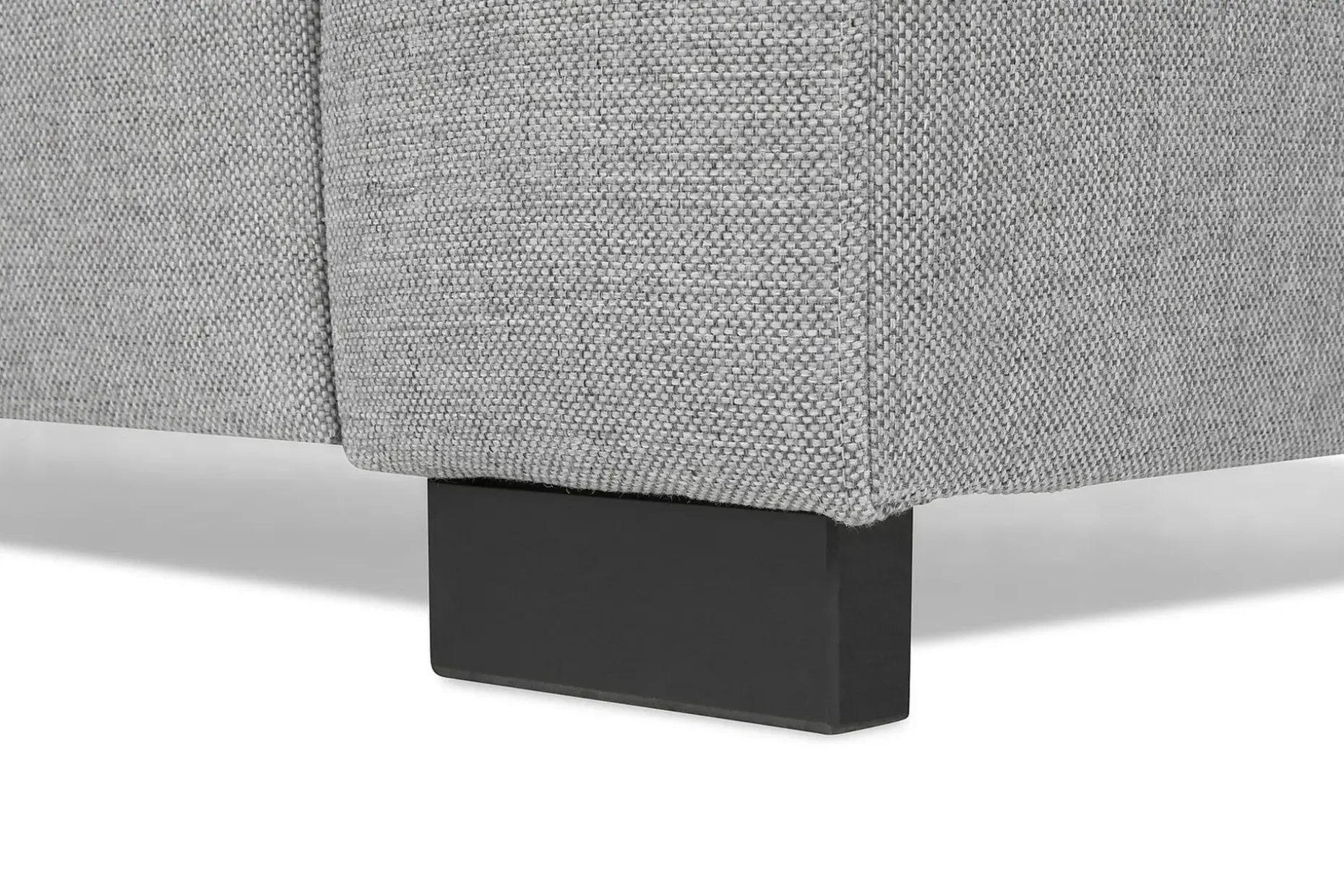 Crazy 4-seters Høyrevendt U-formet Large Sofa med Divan og Sjeselong i Stoff