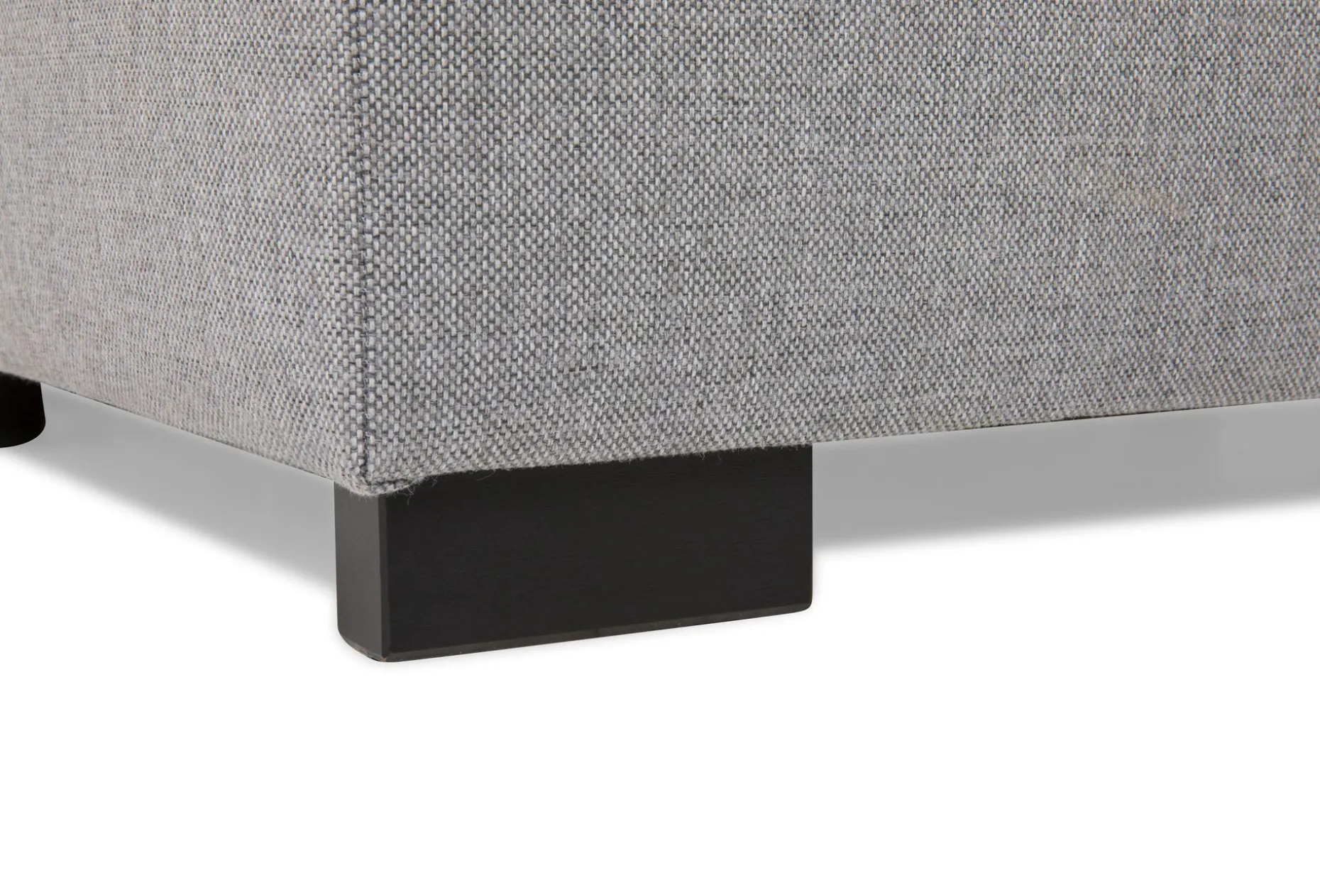 Crazy 5-seters Høyrevendt U-formet X-Large Sofa med Divan og Sjeselong i Stoff inkl. Pynteputer