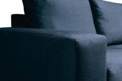 Crazy 4-seters Høyrevendt U-formet Large Sofa med Divan og Sjeselong i Fløyel