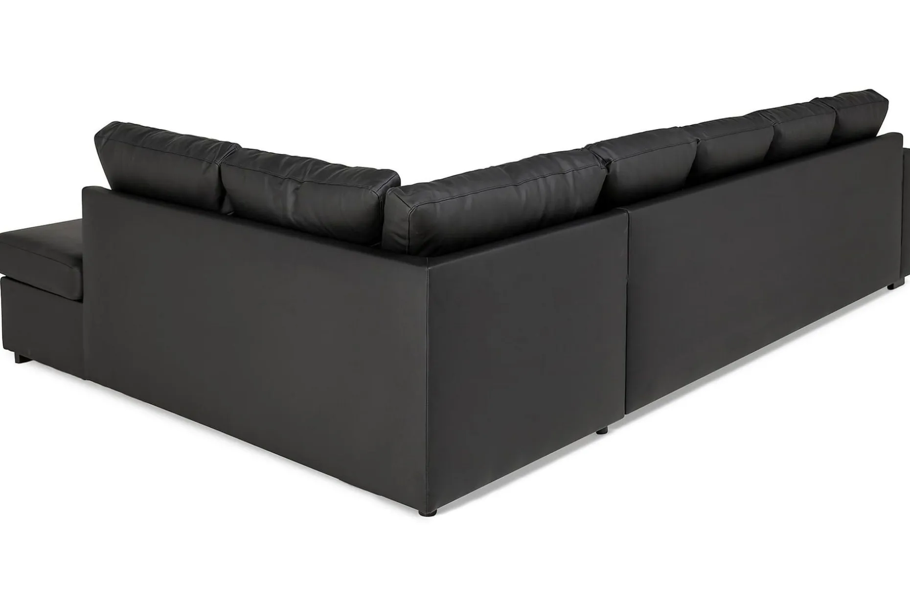 Crazy 5-seters Høyrevendt U-formet X-Large Sofa med Divan og Sjeselong i Kunstlær