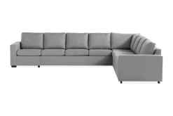 Crazy 7-seters Vendbar L-formet XX-Large Hjørnesofa i Stoff