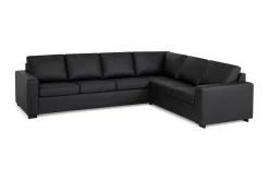 Crazy 5-seters Vendbar L-formet Large Hjørnesofa i Kunstlær