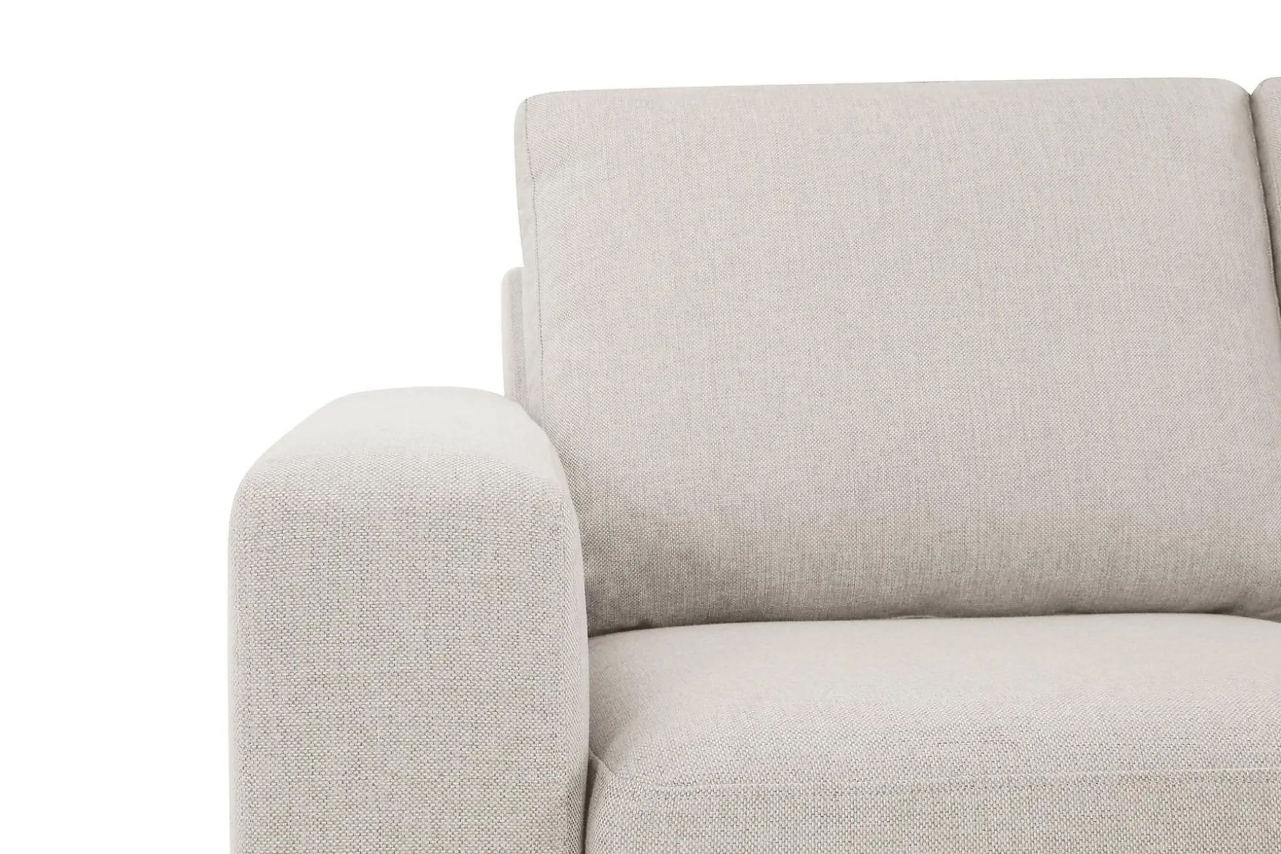 Crazy 3-seters Vendbar L-formet Sjeselongsofa i Stoff