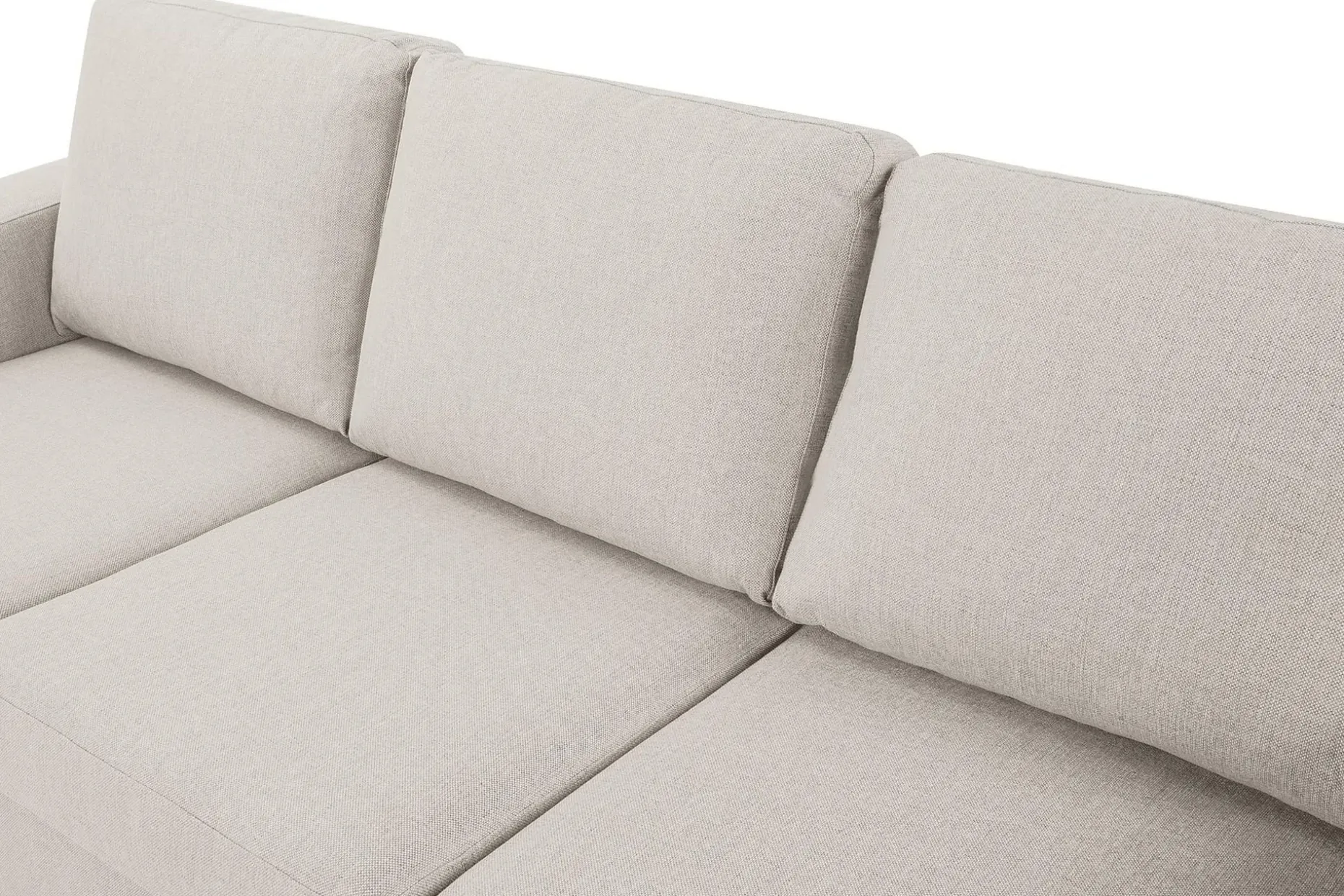 Crazy 3-seters Vendbar L-formet Sjeselongsofa i Stoff