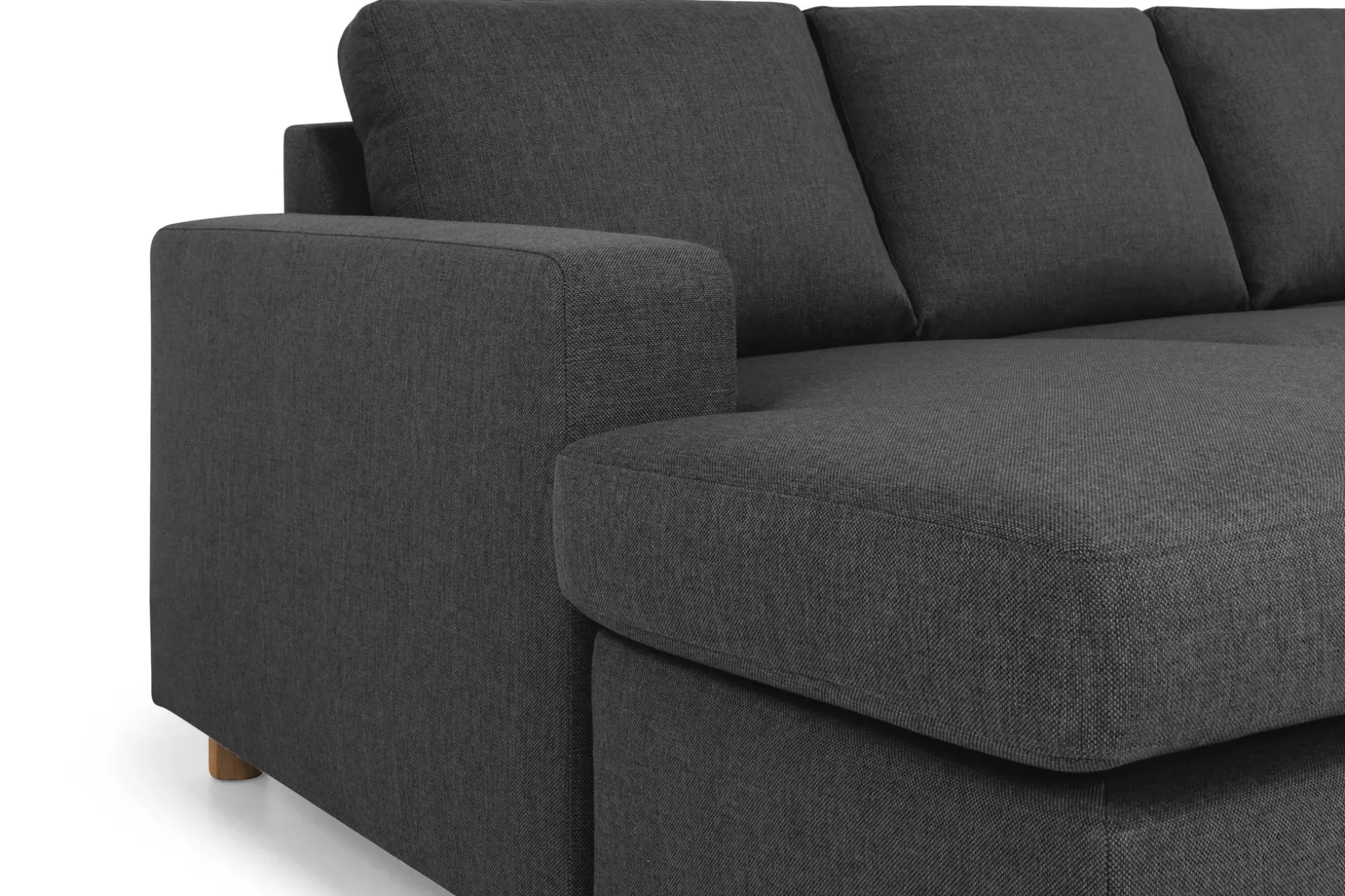 Crazy 7-seters Vendbar U-formet XX-Large Hjørnesofa med Divan i Stoff