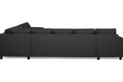 Crazy 7-seters Vendbar U-formet XX-Large Hjørnesofa med Divan i Stoff