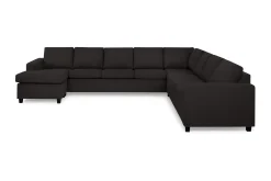 Crazy 7-seters Vendbar U-formet XX-Large Hjørnesofa med Divan i Stoff