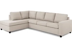 Crazy 4-seters Venstrevendt L-formet Sjeselongsofa i Stoff