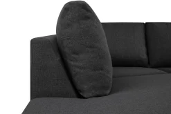 Crazy 5-seters Venstrevendt U-formet Sofa med Divan og Sjeselong i Stoff