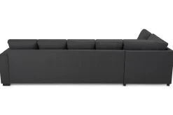 Crazy 5-seters Venstrevendt U-formet Sofa med Divan og Sjeselong i Stoff