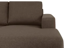 Crazy 4-seters Venstrevendt U-formet Large Sofa med Divan og Sjeselong i Stoff