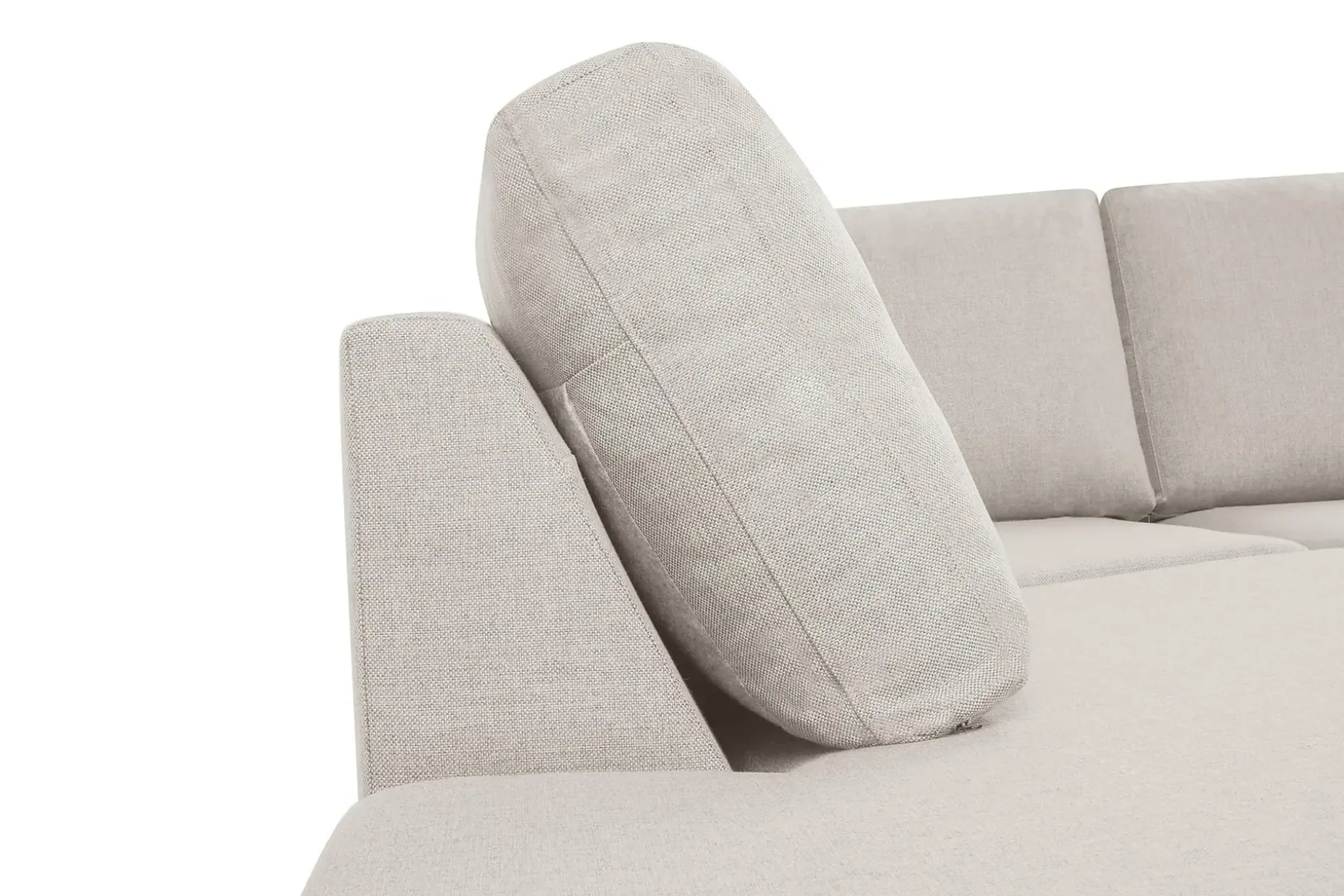 Crazy 6-seters Venstrevendt U-formet XX-Large Sofa med Divan og Sjeselong i Stoff