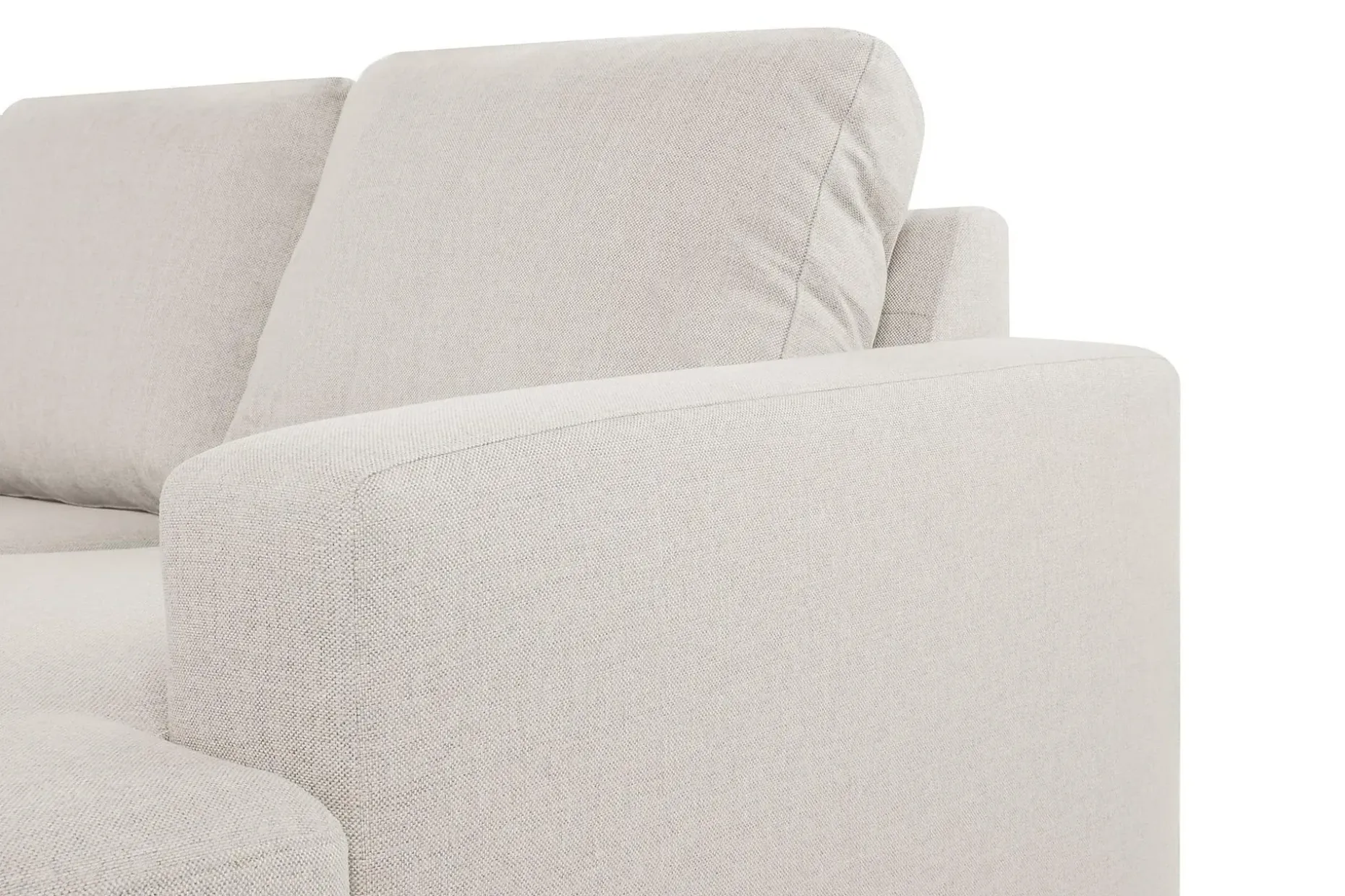 Crazy 6-seters Venstrevendt U-formet XX-Large Sofa med Divan og Sjeselong i Stoff