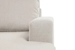 Crazy 6-seters Venstrevendt U-formet XX-Large Sofa med Divan og Sjeselong i Stoff