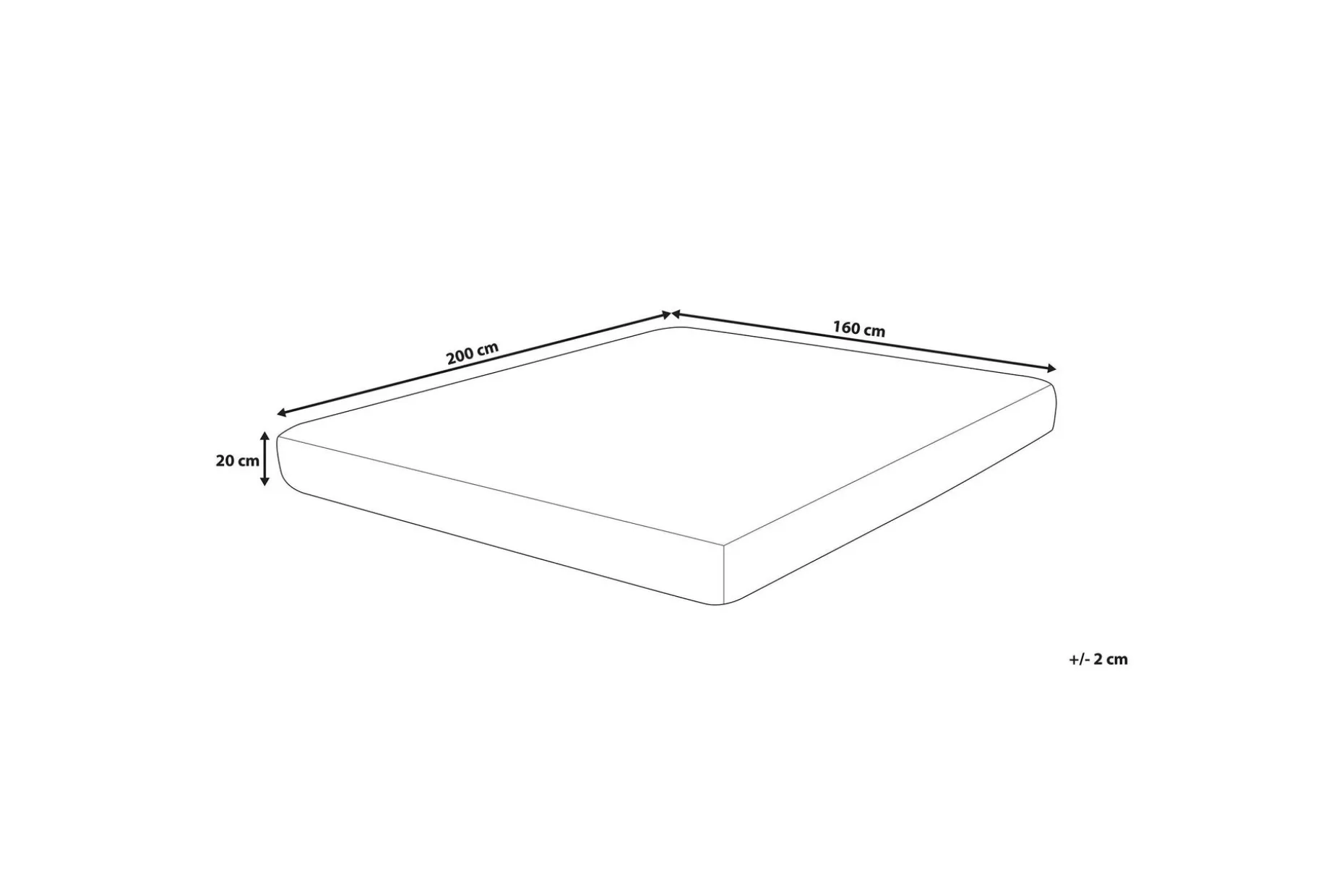 Crickmore Skummadrass 160x200cm