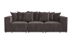 Cubo 4-seters Dyp Modulsofa i Fløyel