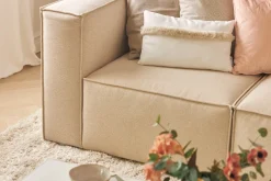 Cubo 4-seters Dyp Modulsofa med Divan i Stoff