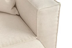 Cubo 4-seters L-formet Dyp Modulsofa med Divan i Stoff