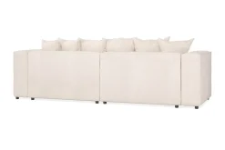 Cubo 4-seters L-formet Dyp Modulsofa med Divan i Stoff