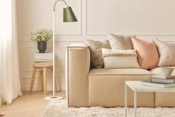 Cubo 4-seters L-formet Dyp Modulsofa med Divan i Stoff
