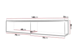 Cuguen Tv-skap 140 cm