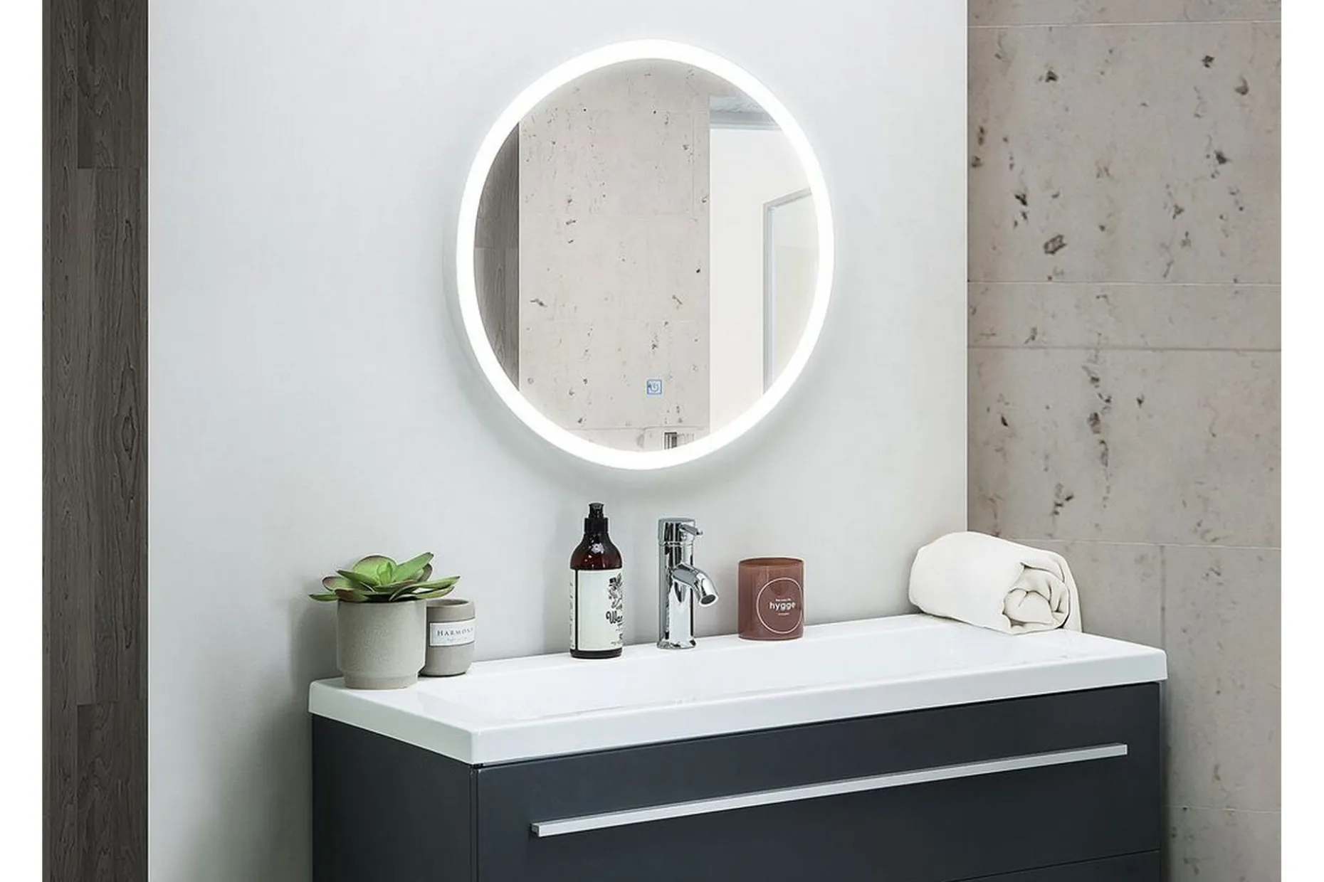 Cutberto Speil LED-belysning