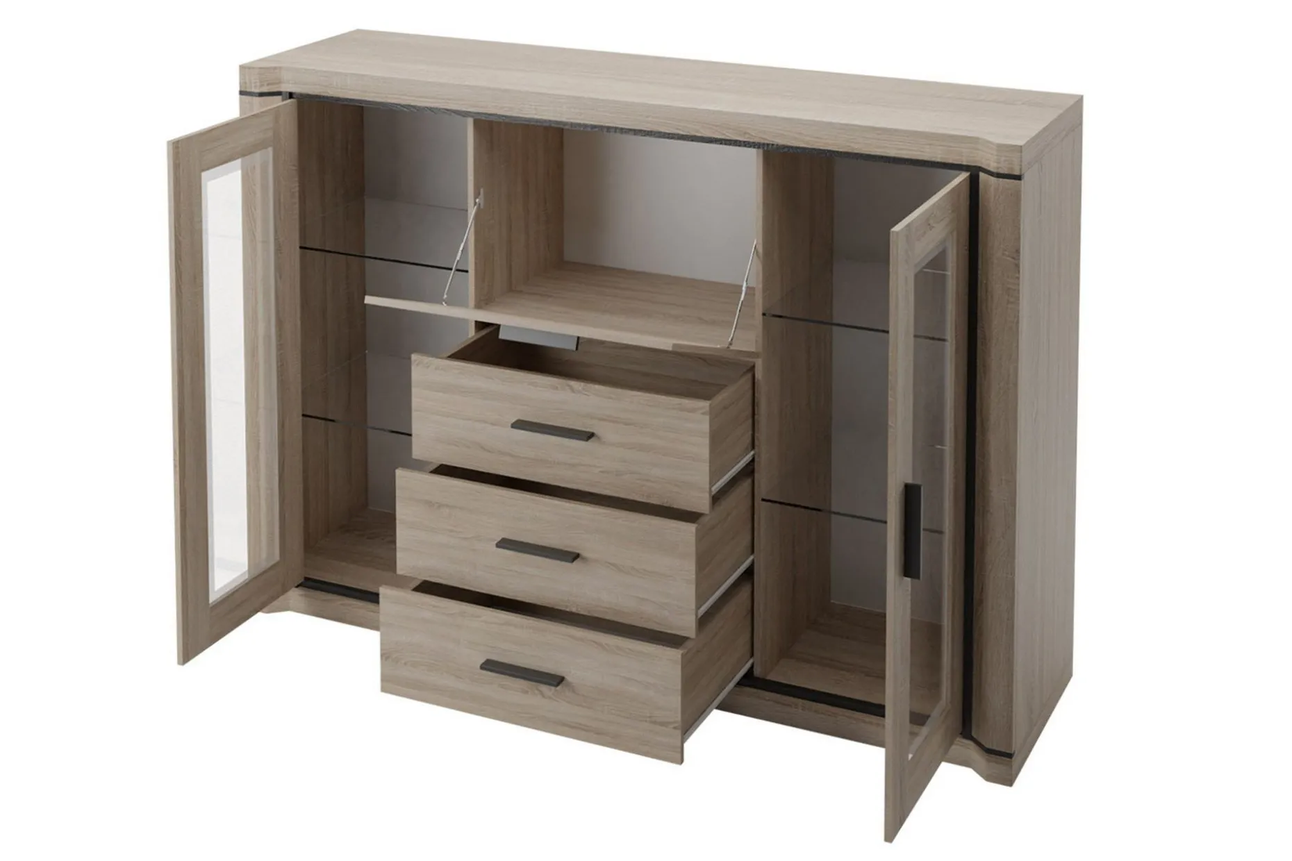 Dallas Skjenk 157x43,5x111 cm