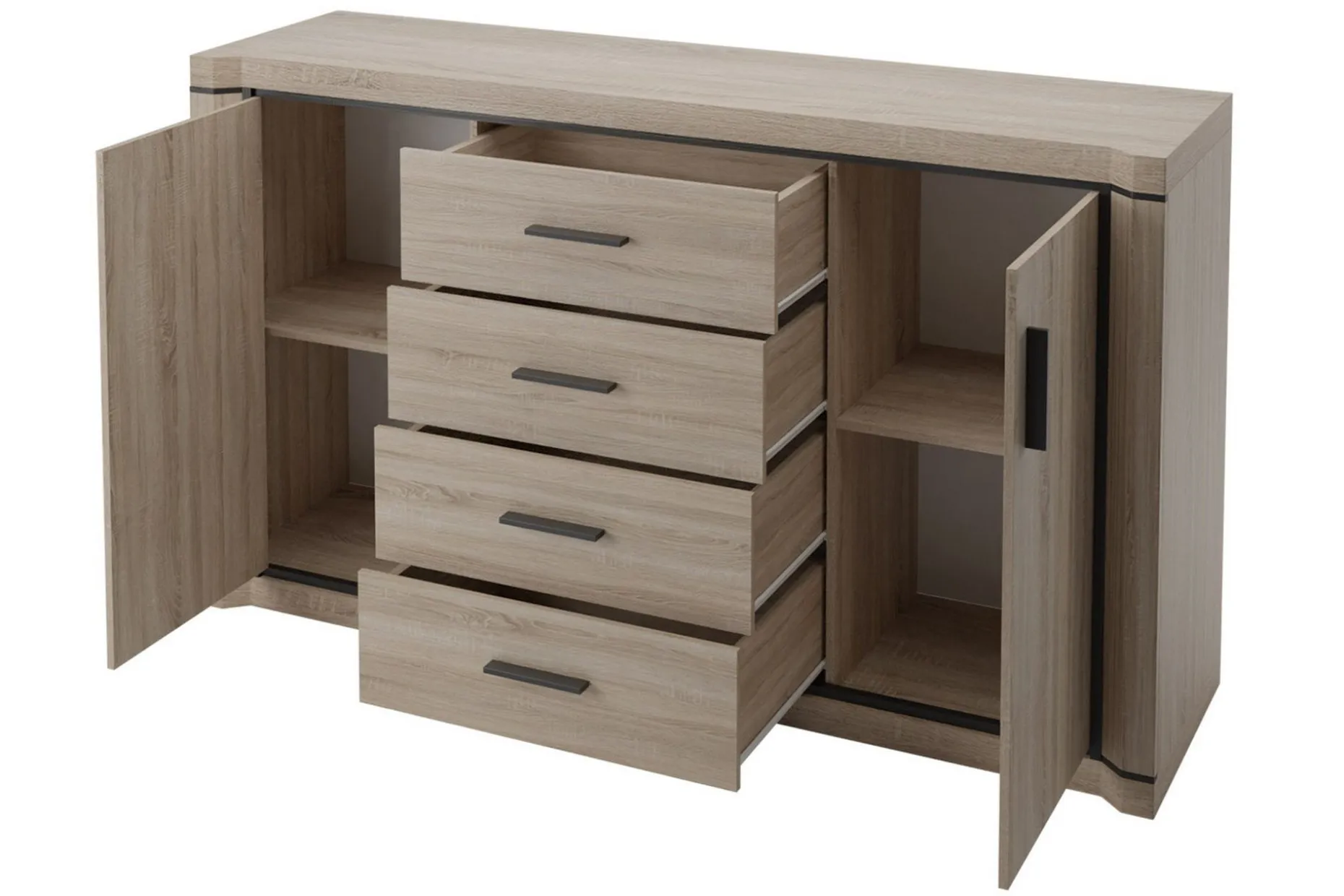 Dallas Skjenk 157x43,5x91 cm