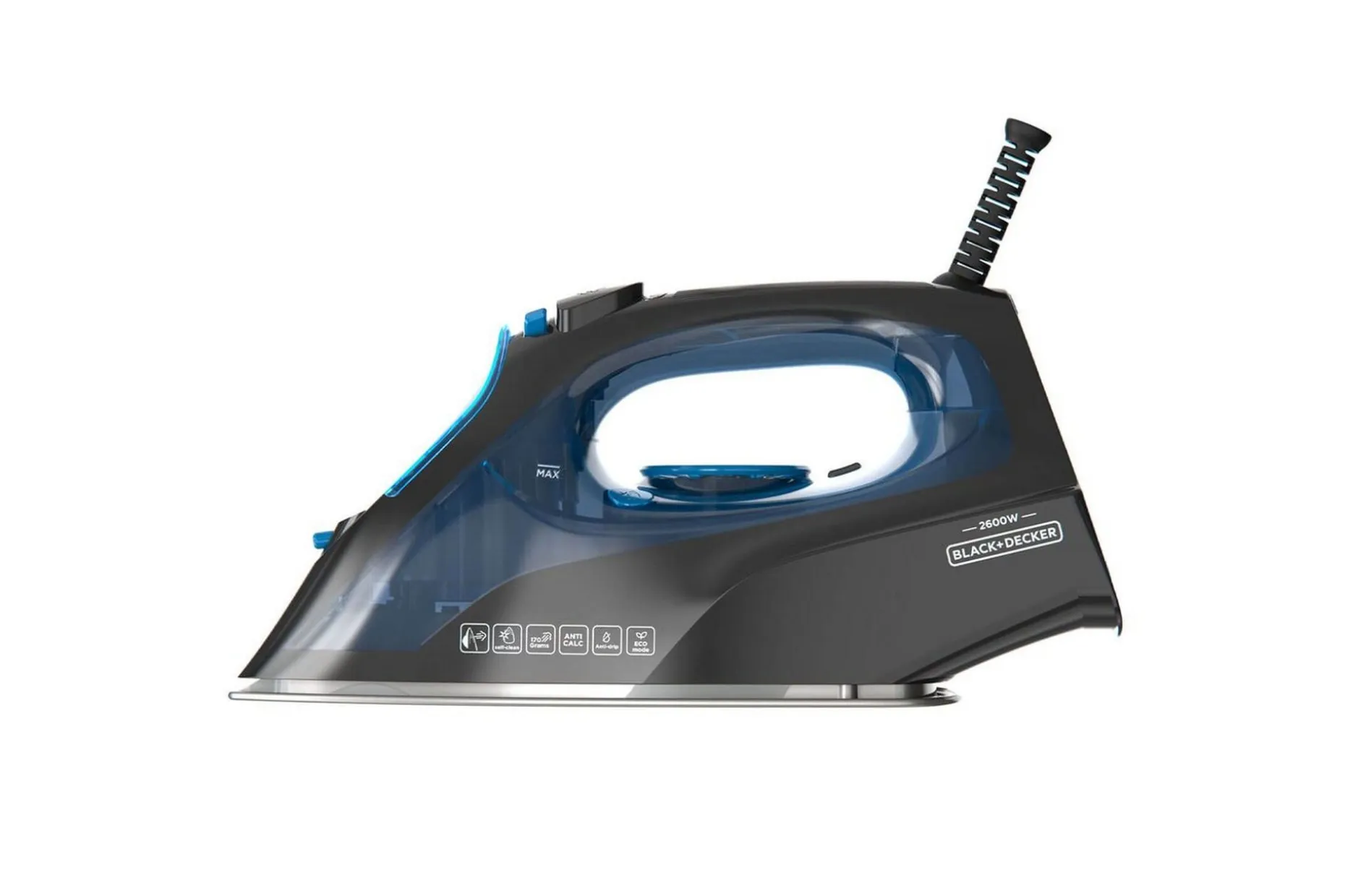 Dampstrykejern Black+Decker 2600W Blå