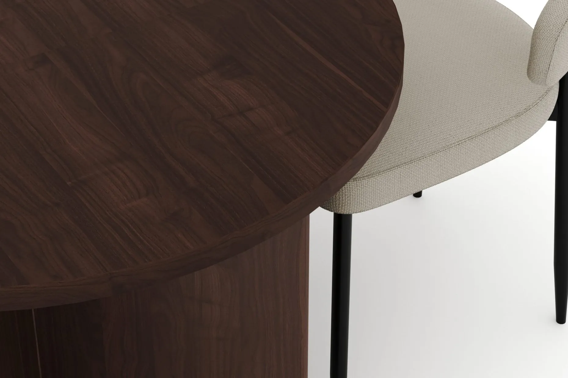 Dano Spisebord 180 cm med 4 Sawako Spisestoler